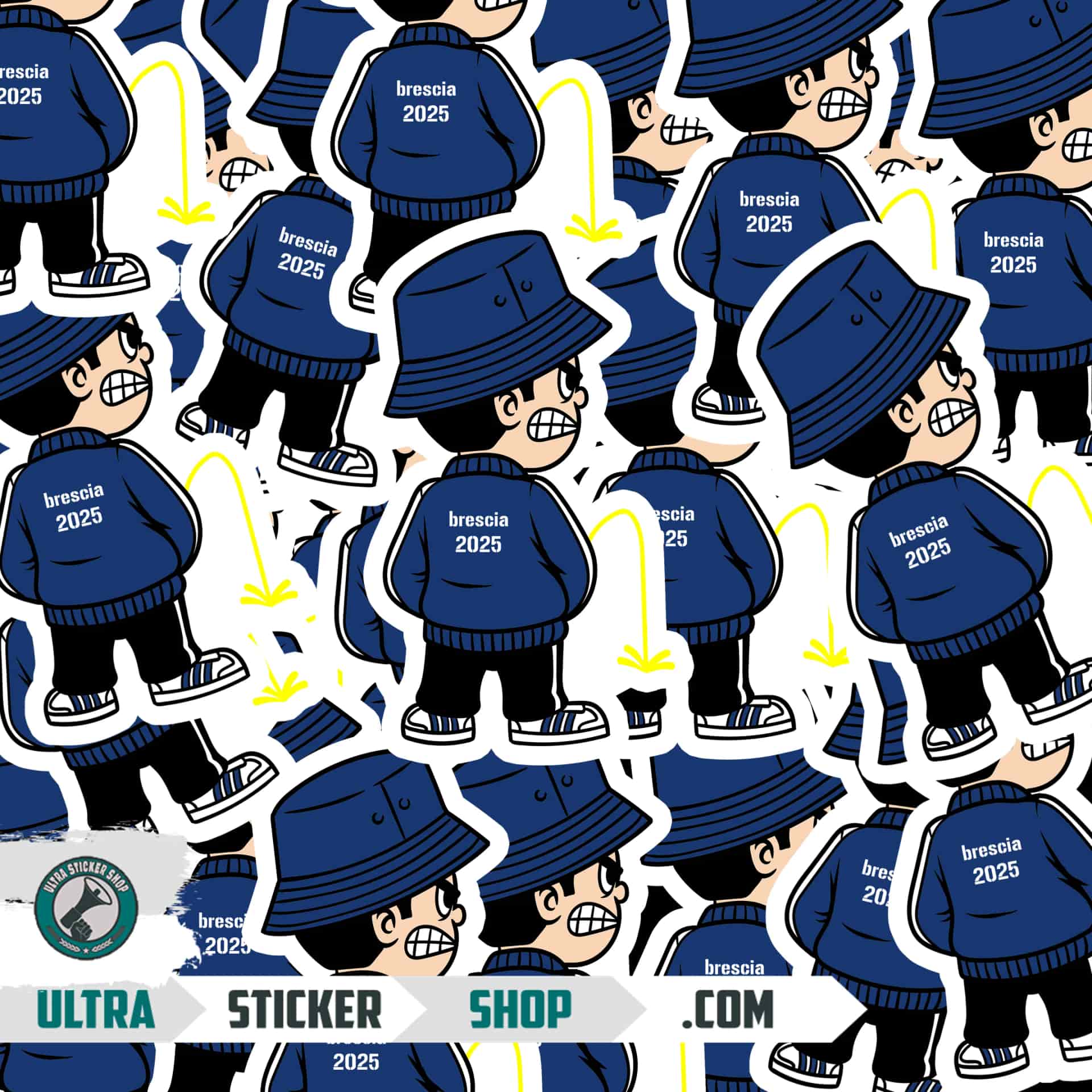 brescia 2025 Pee Kid Stickers