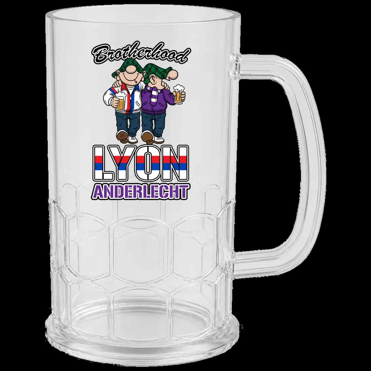 Brotherhood Lyon Anderlecht Beer Mug