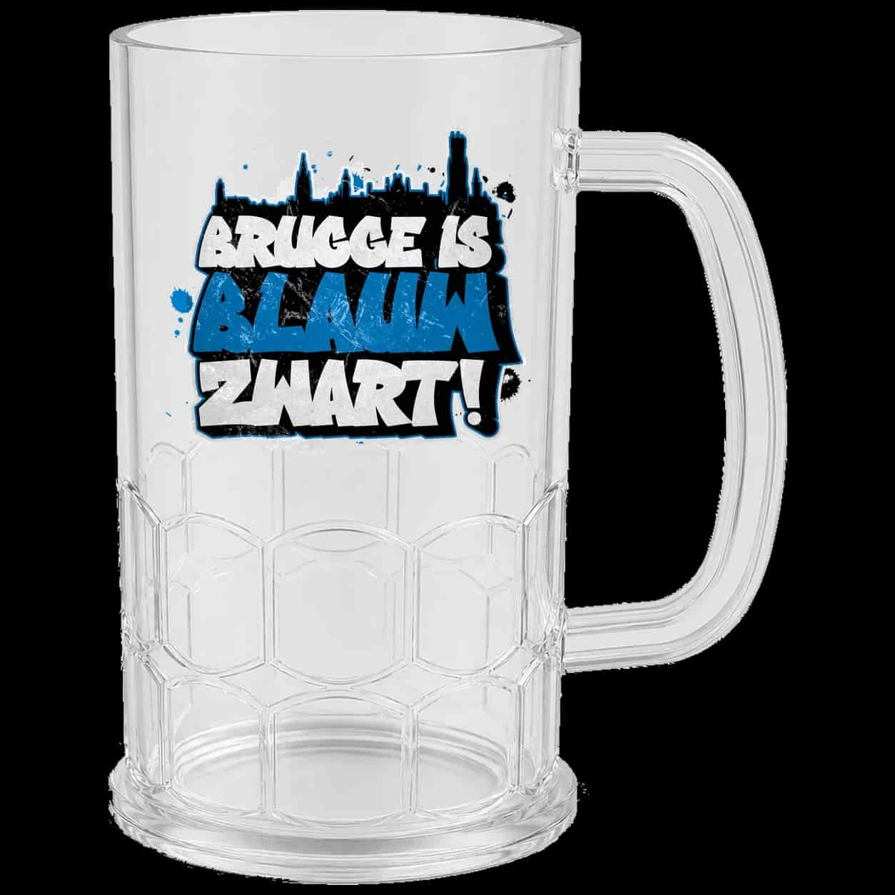 Brugge is blauw zwart! Beer Mug
