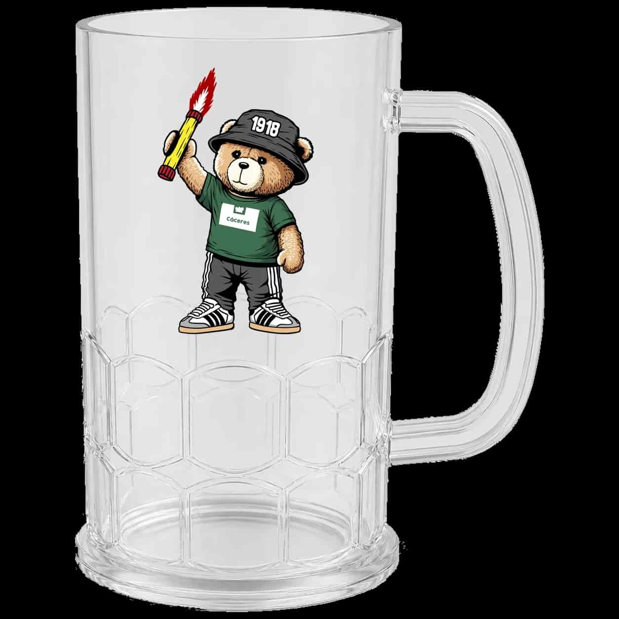 Cáceres 1918 bear Beer Mug