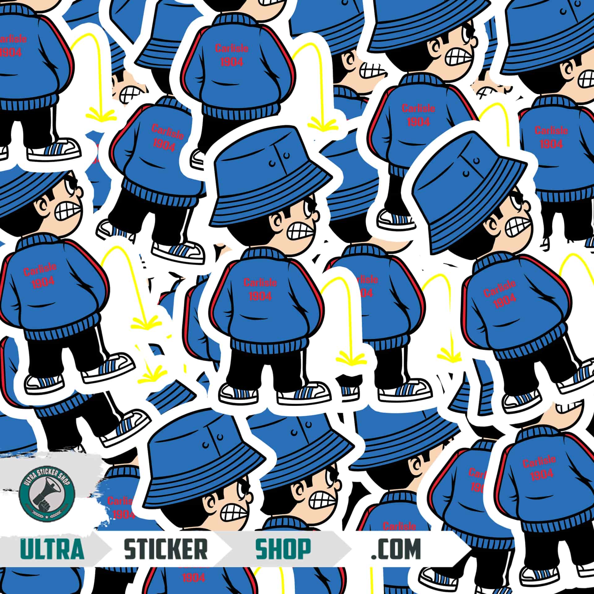 Carlisle 1904 Pee Kid Stickers