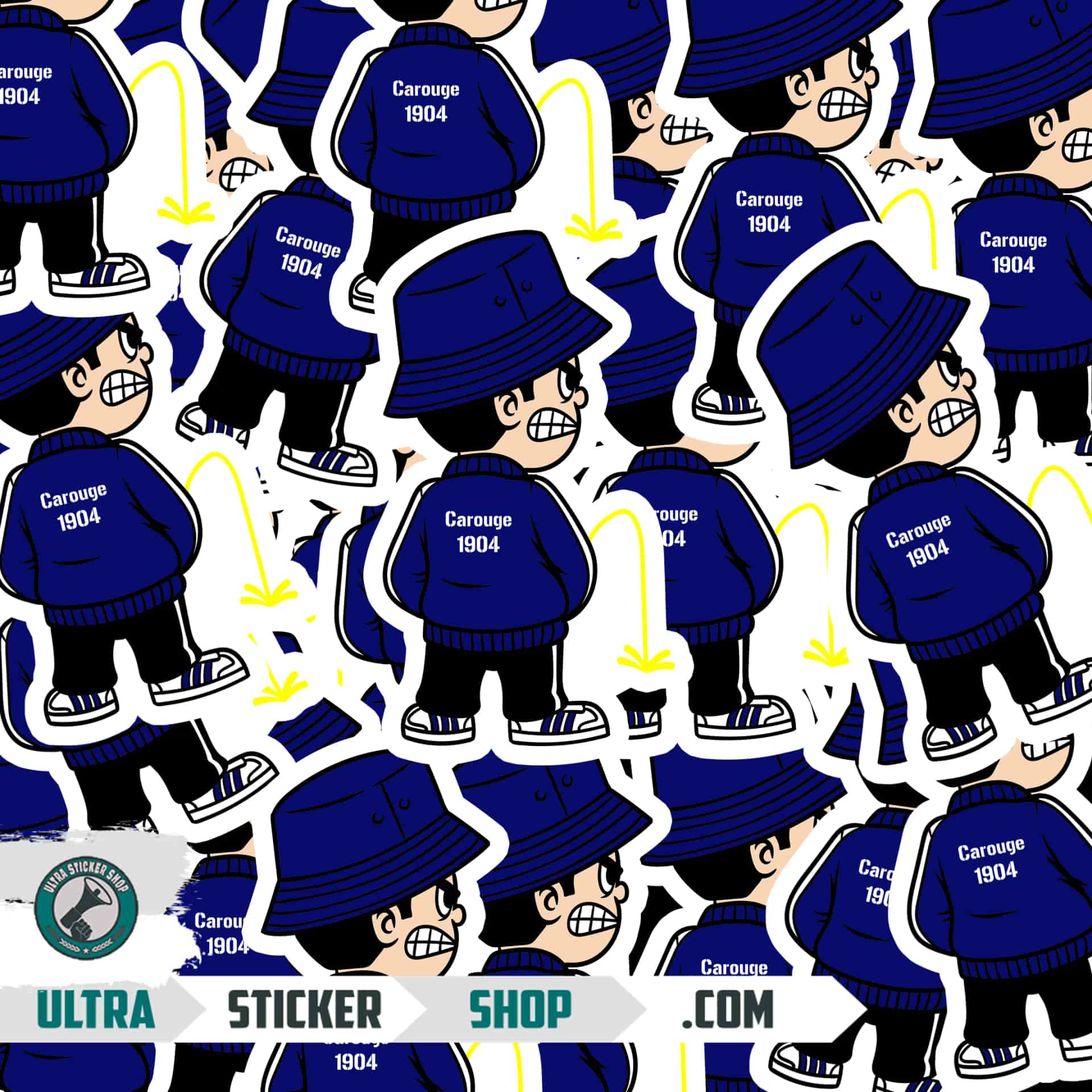 Carouge 1904 Pee Kid Stickers