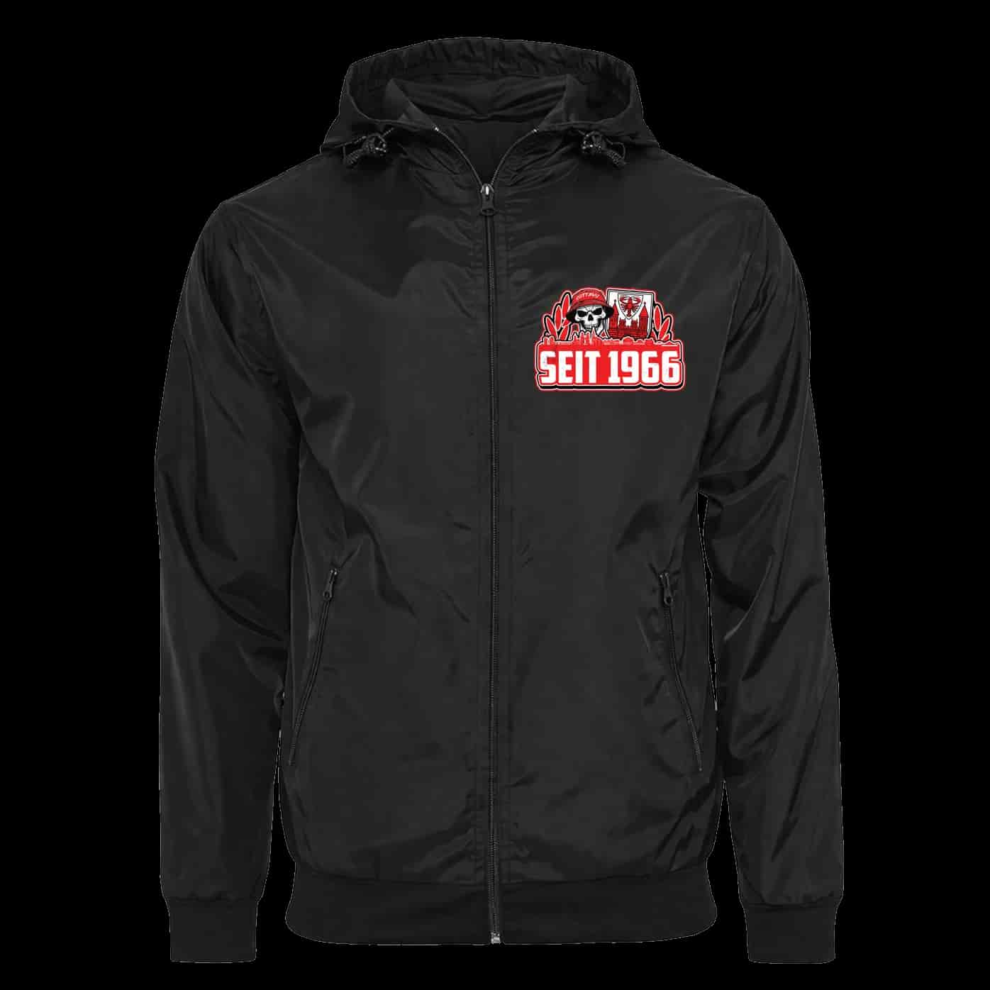cottbus seit 1966 Jacket with Zip-Off Balaclava