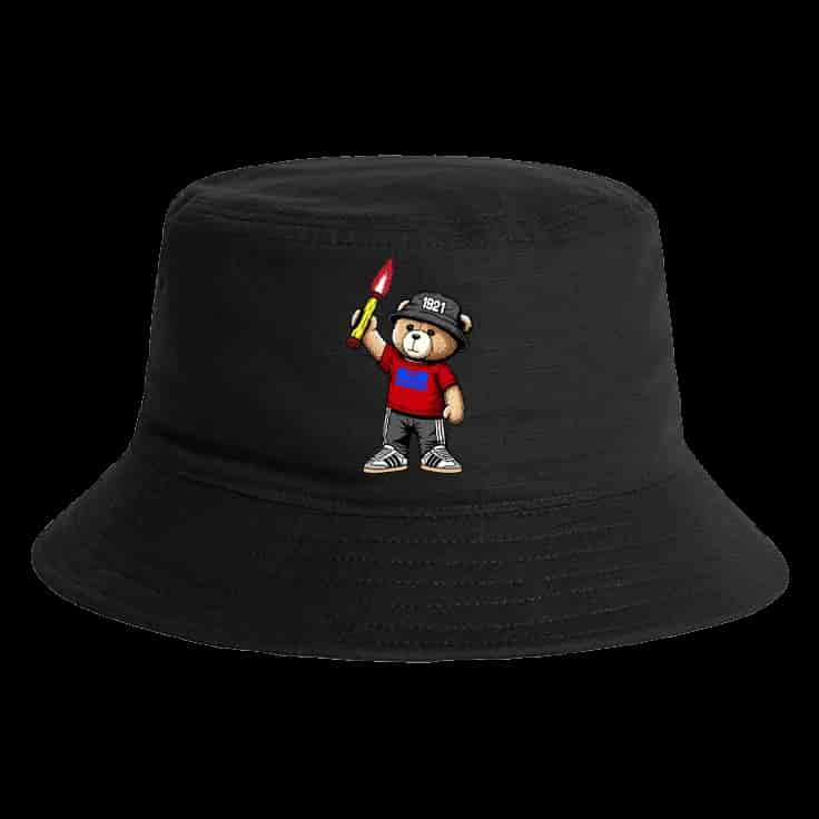 Częstochowa 1921 bear Bucket Hat