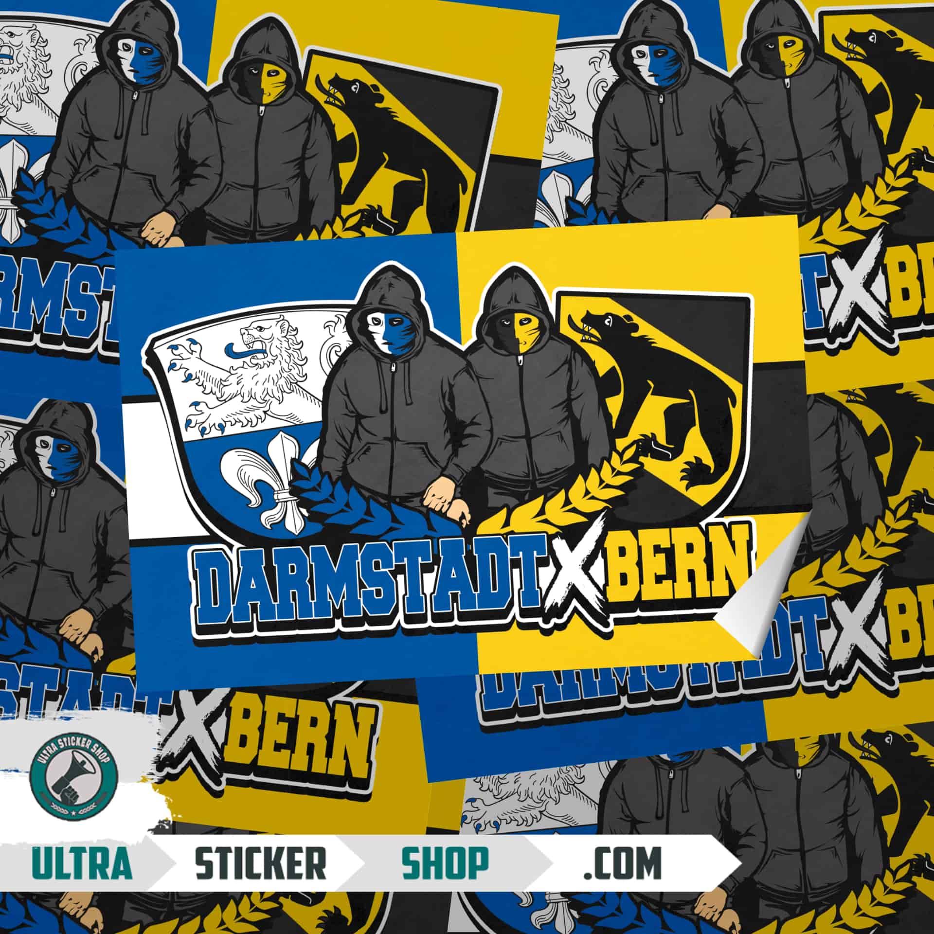 Darmstadt X Bern Stickers