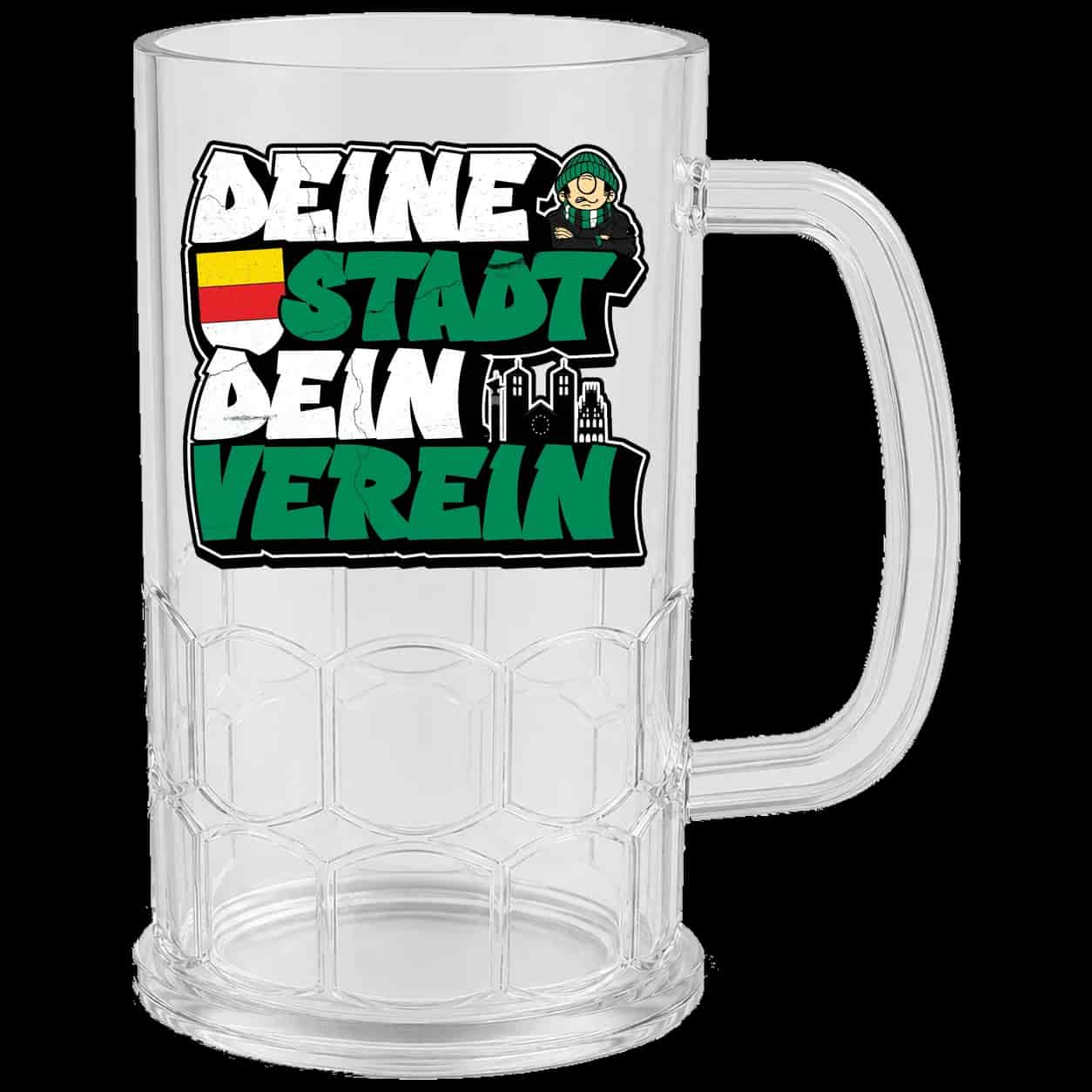 Deine stadt dein verein Beer Mug
