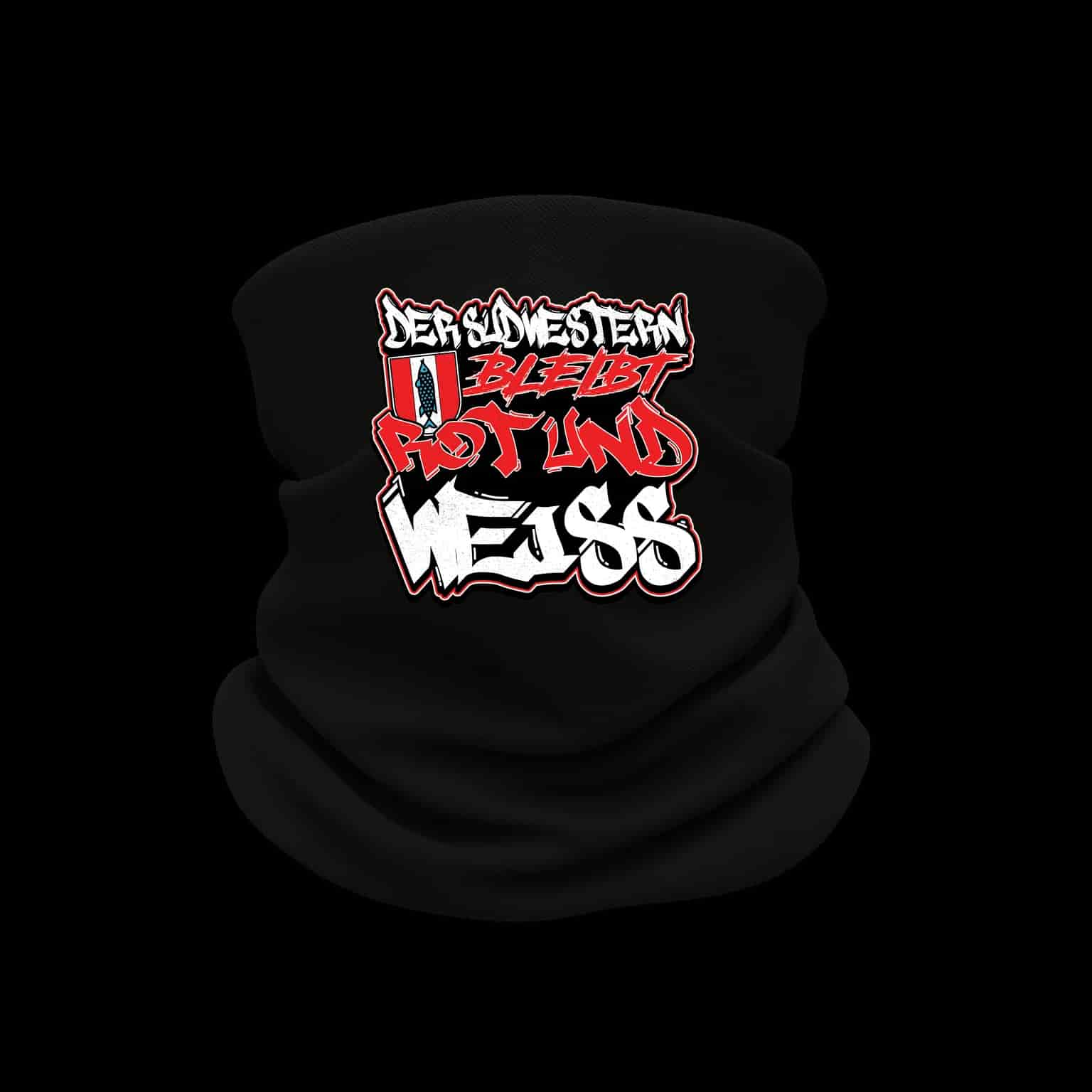 Der südwesten bleibt rot und weiss Neckwarmer