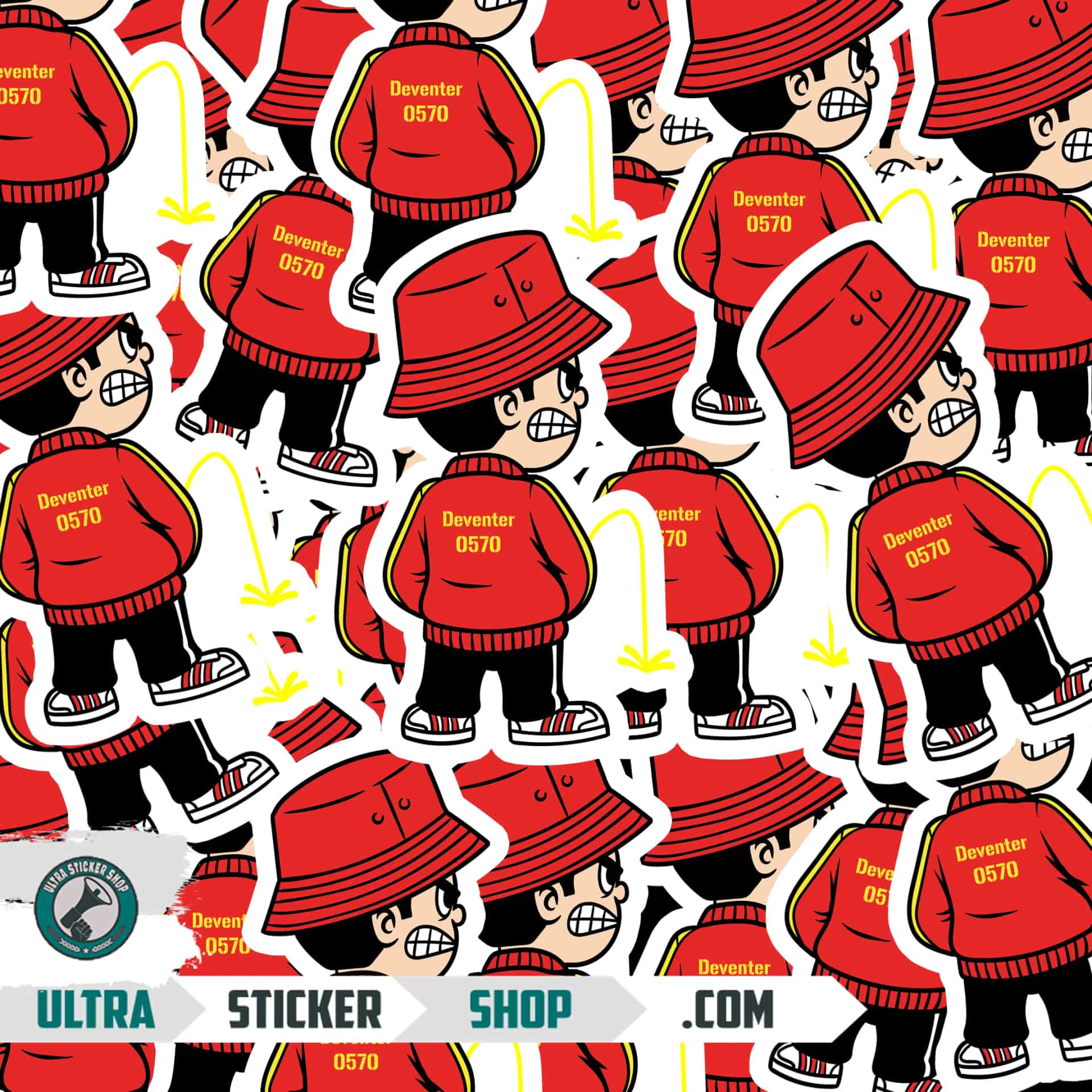 Deventer 0570 Pee Kid Stickers