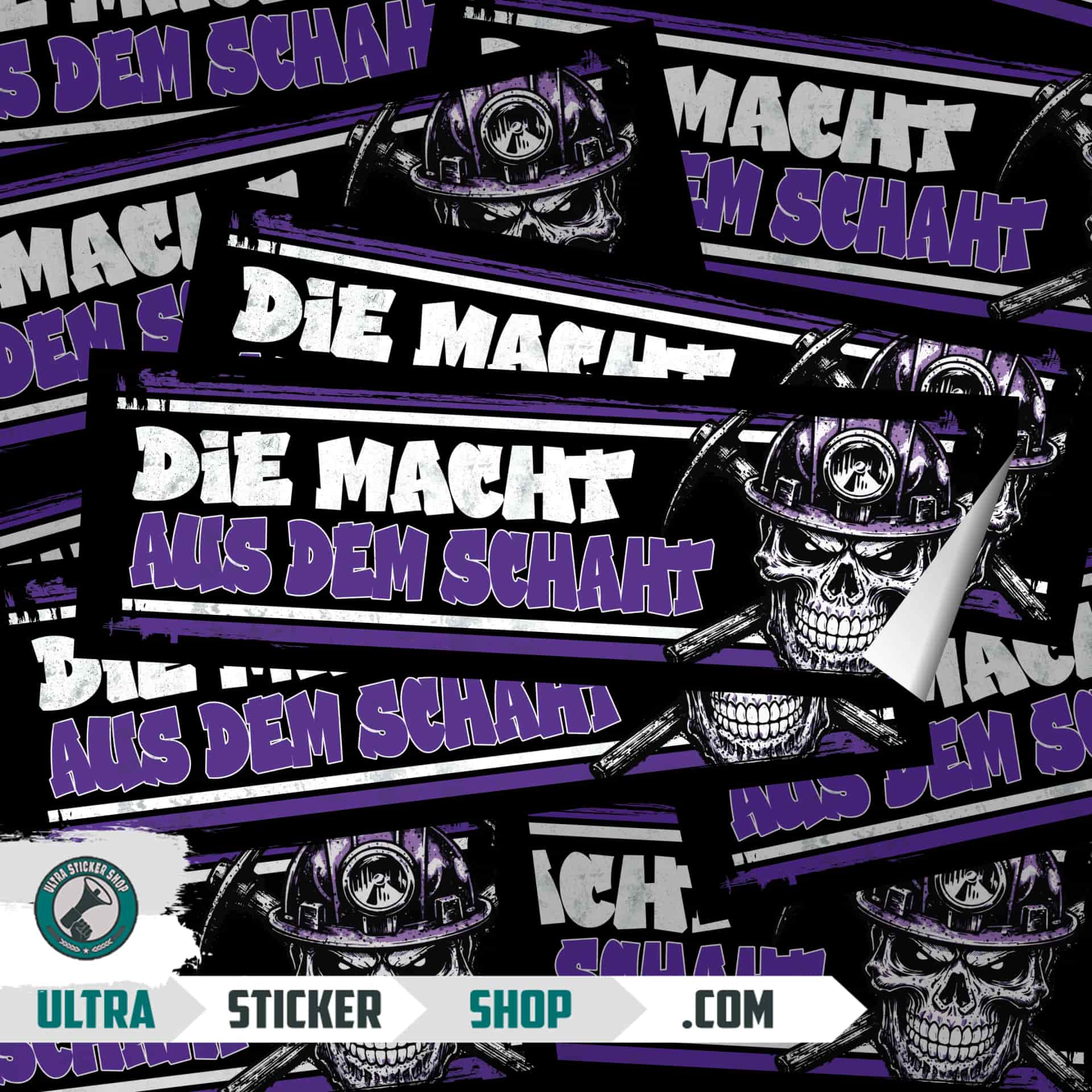 Die macht aus dem schacht Stickers
