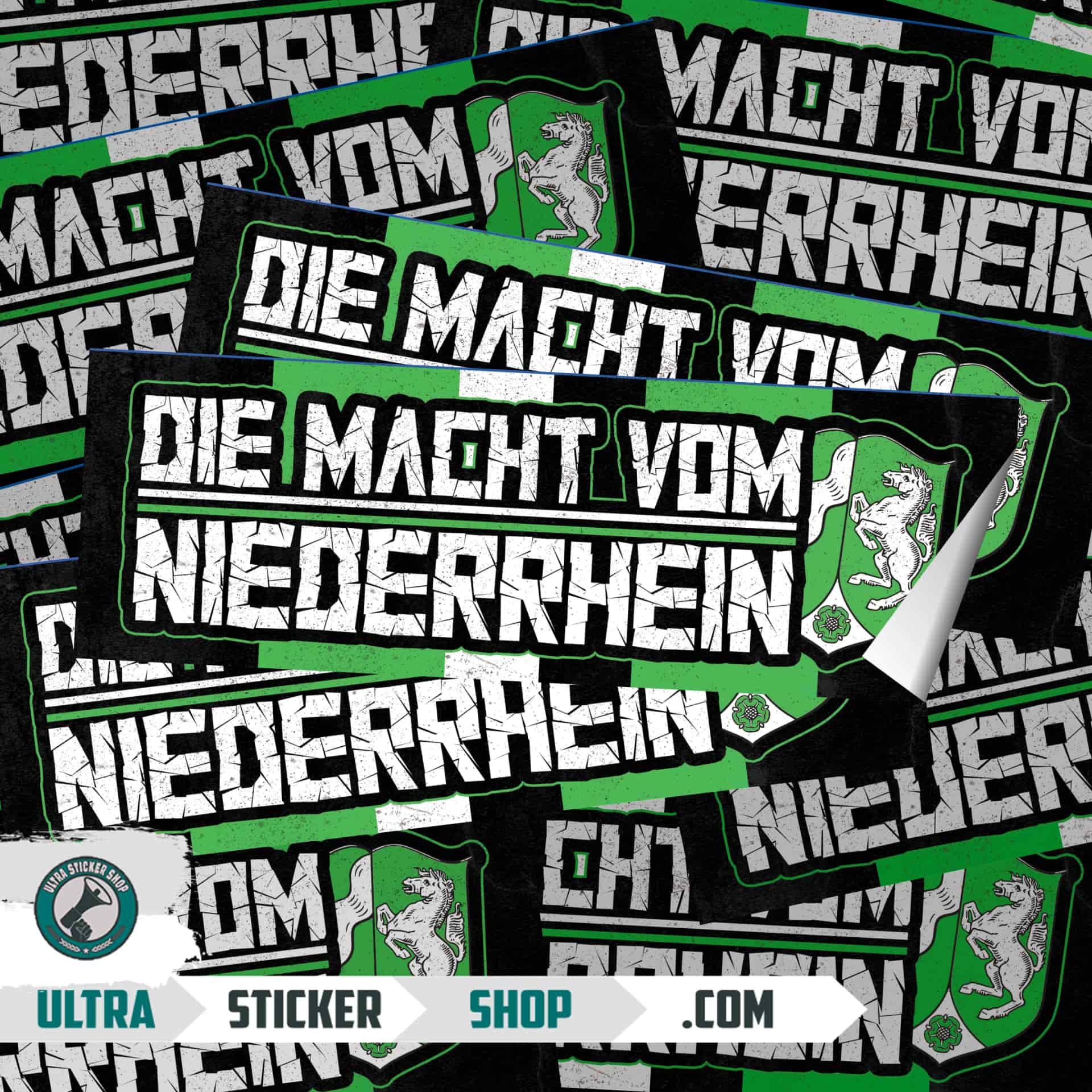 Die macht vom niederrhein Stickers