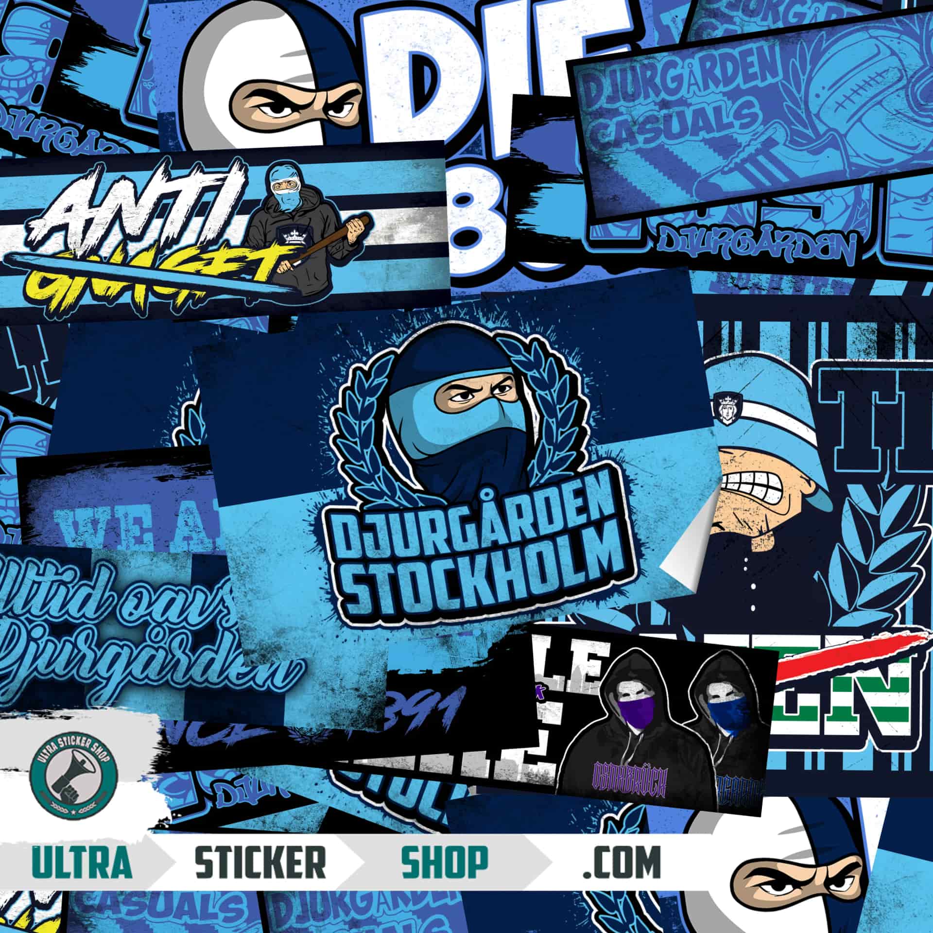 Djurgården Sticker-Mix