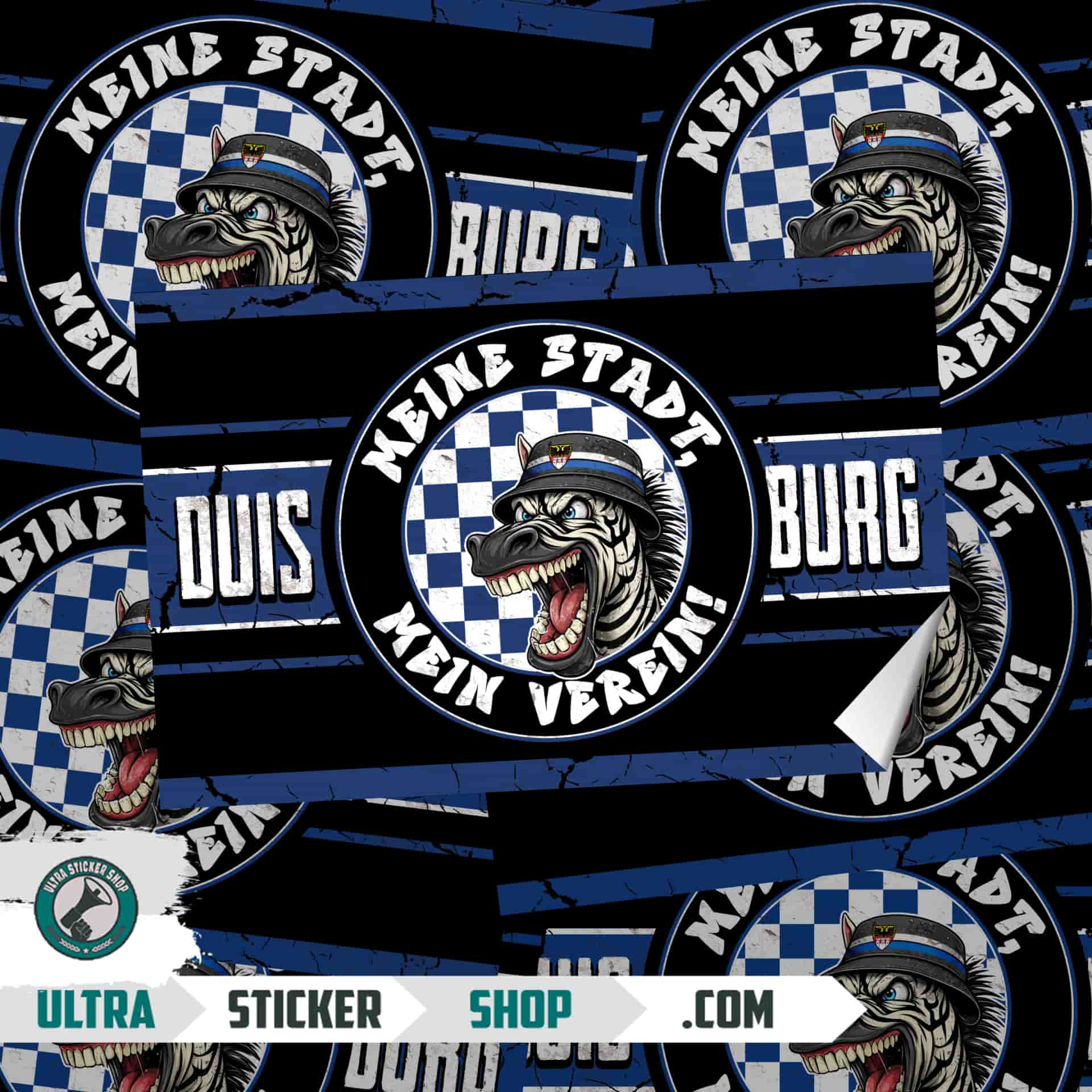 Duisburg Meine stadt mein verein Stickers