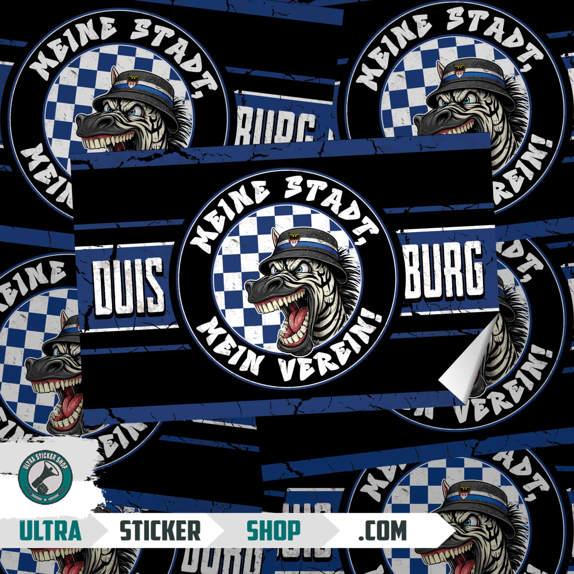 Duisburg Meine stadt mein verein Stickers