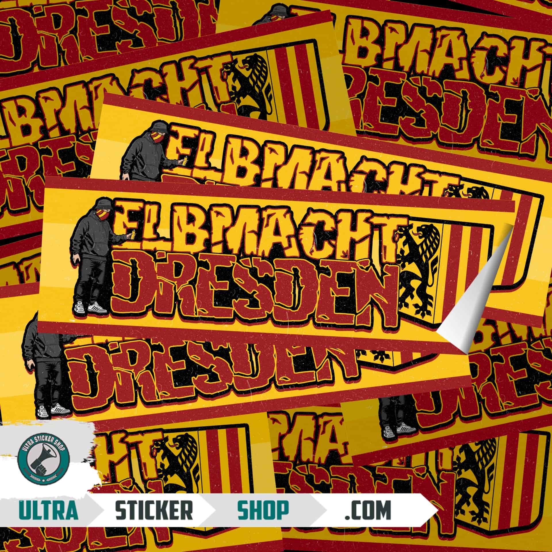 Elbmacht Dresden Stickers