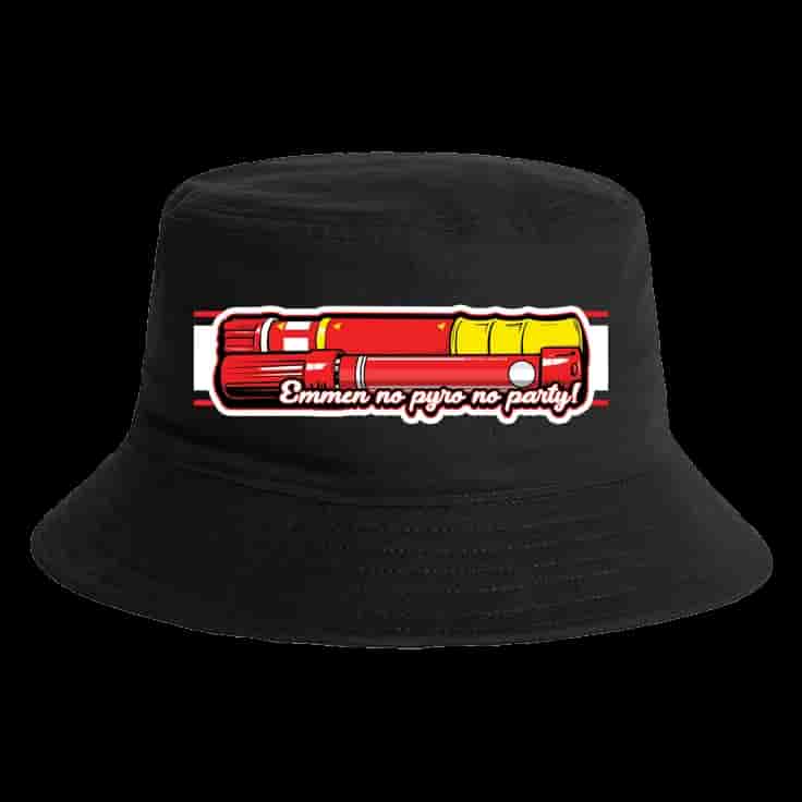 Emmen no pyro no party Bucket Hat