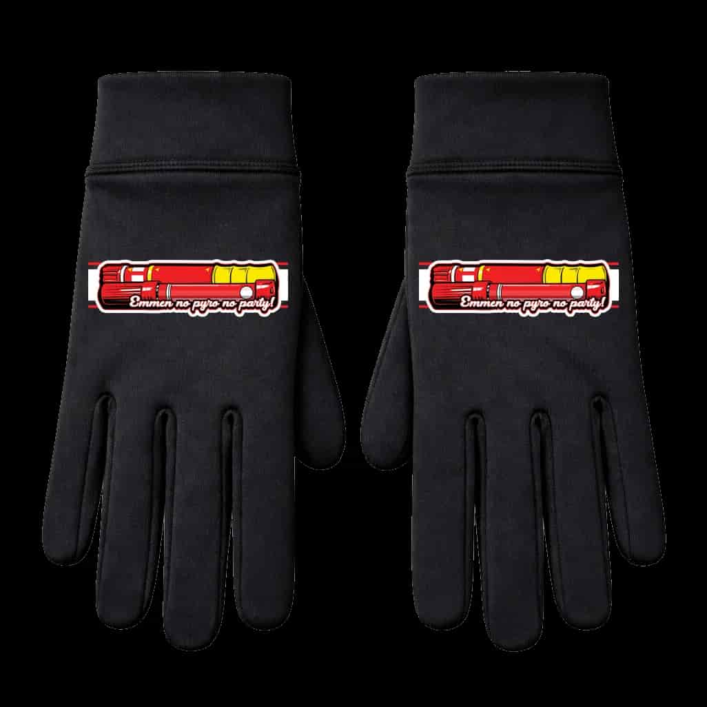 Emmen no pyro no party Gloves