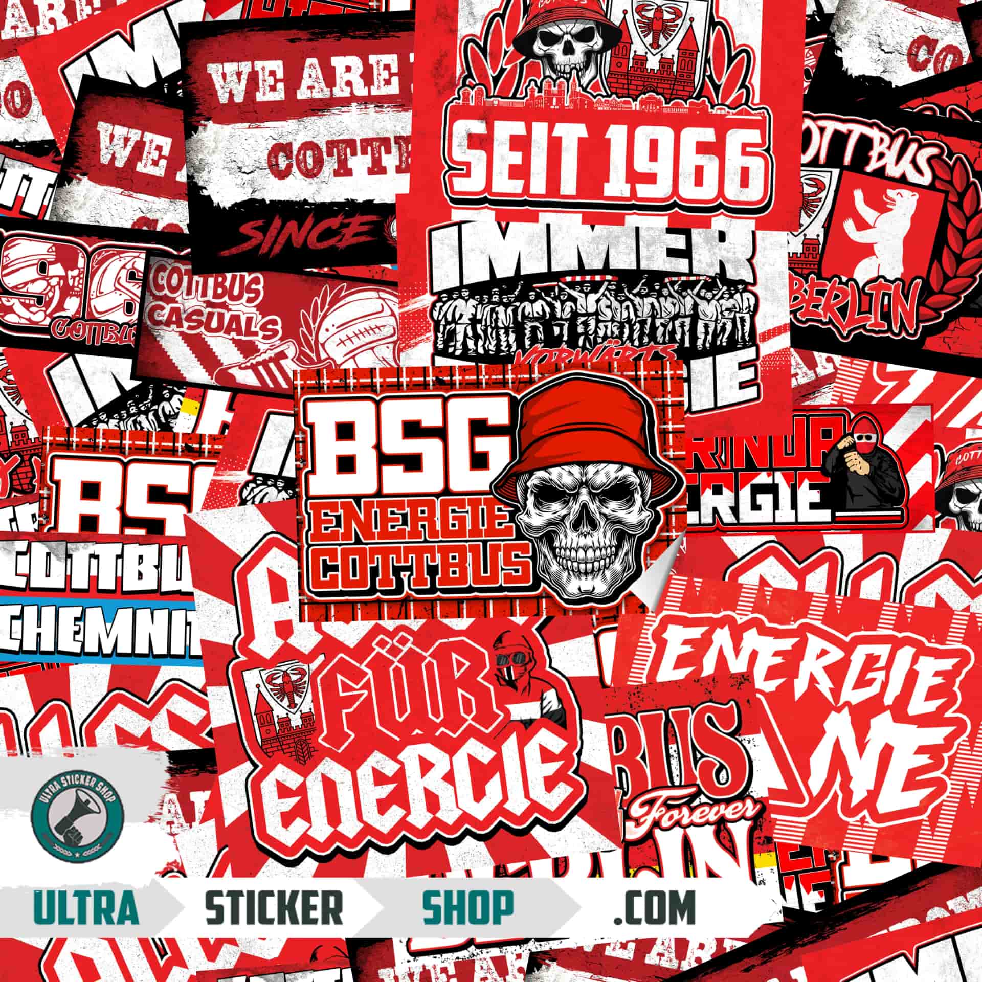 Energie Cottbus Sticker-Mix