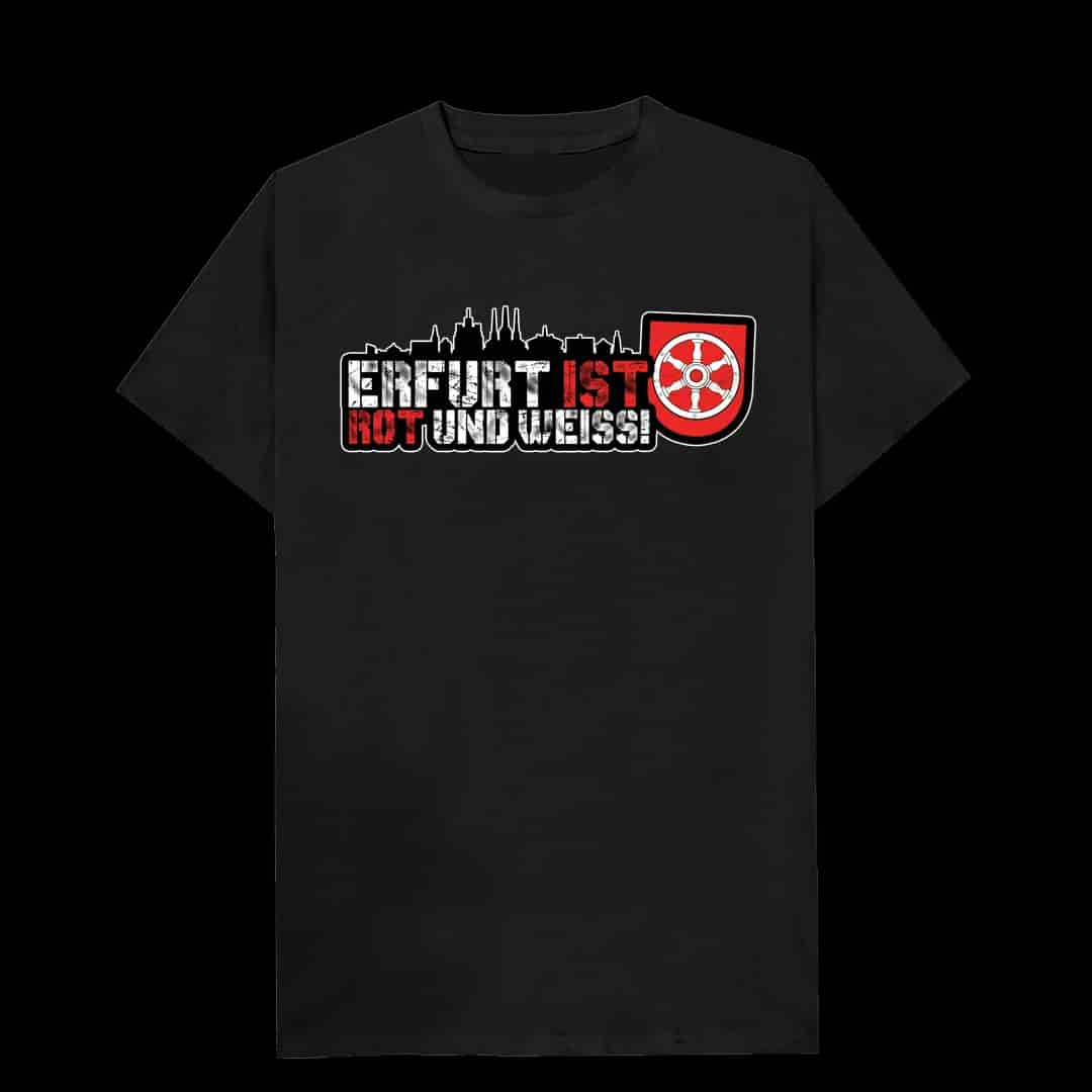 Erfurt ist Rot und weiss T-Shirt