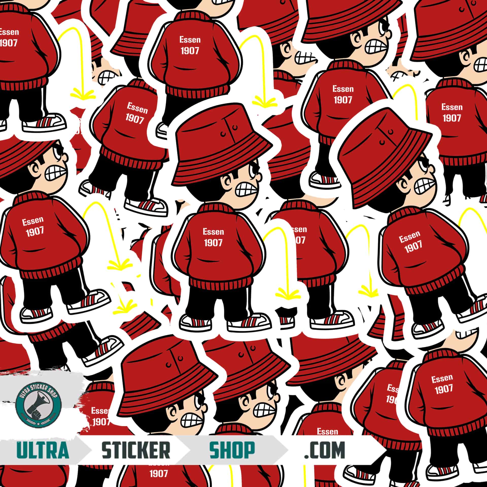 Essen 1907 Pee Kid Stickers