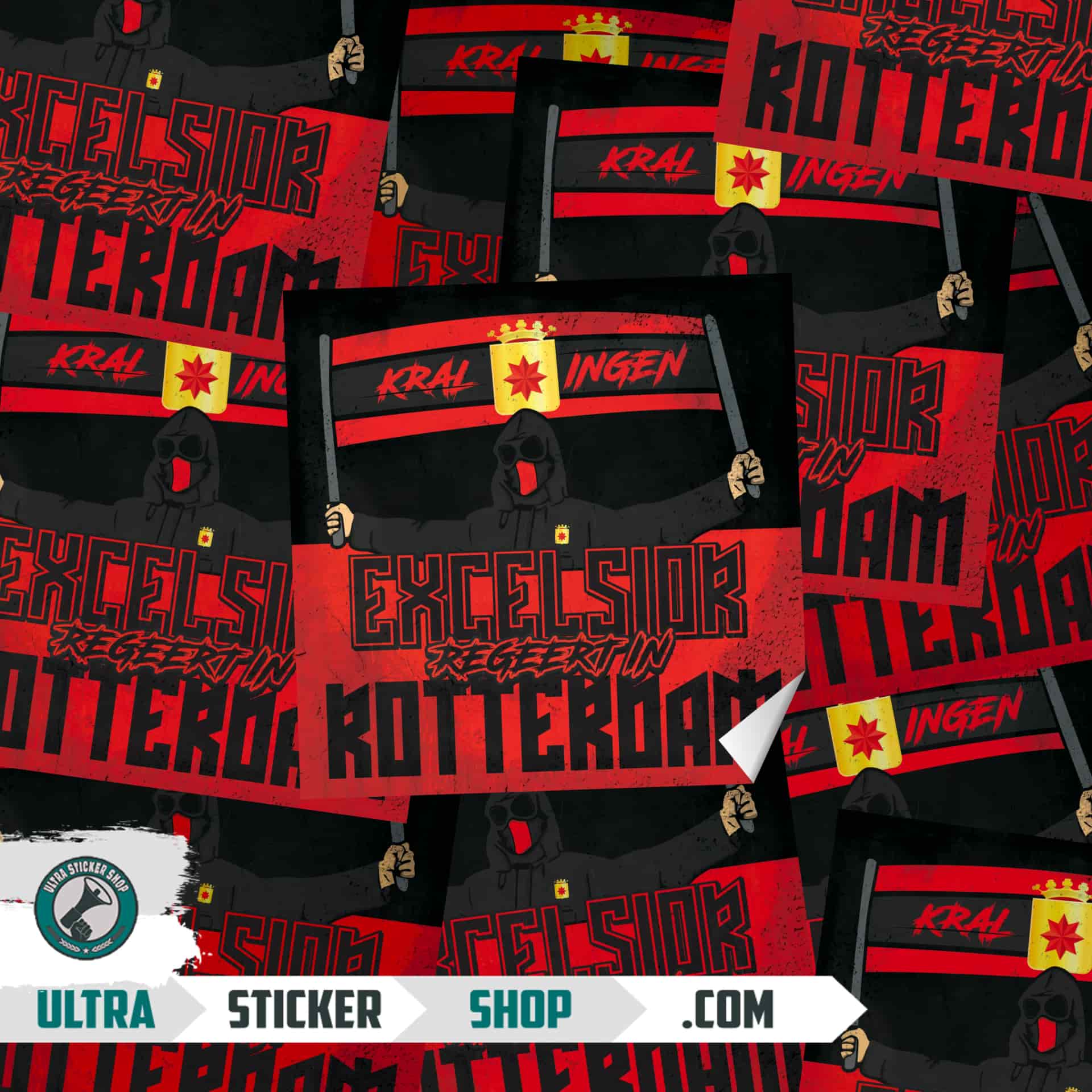 Excelsior regeert in Rotterdam Stickers