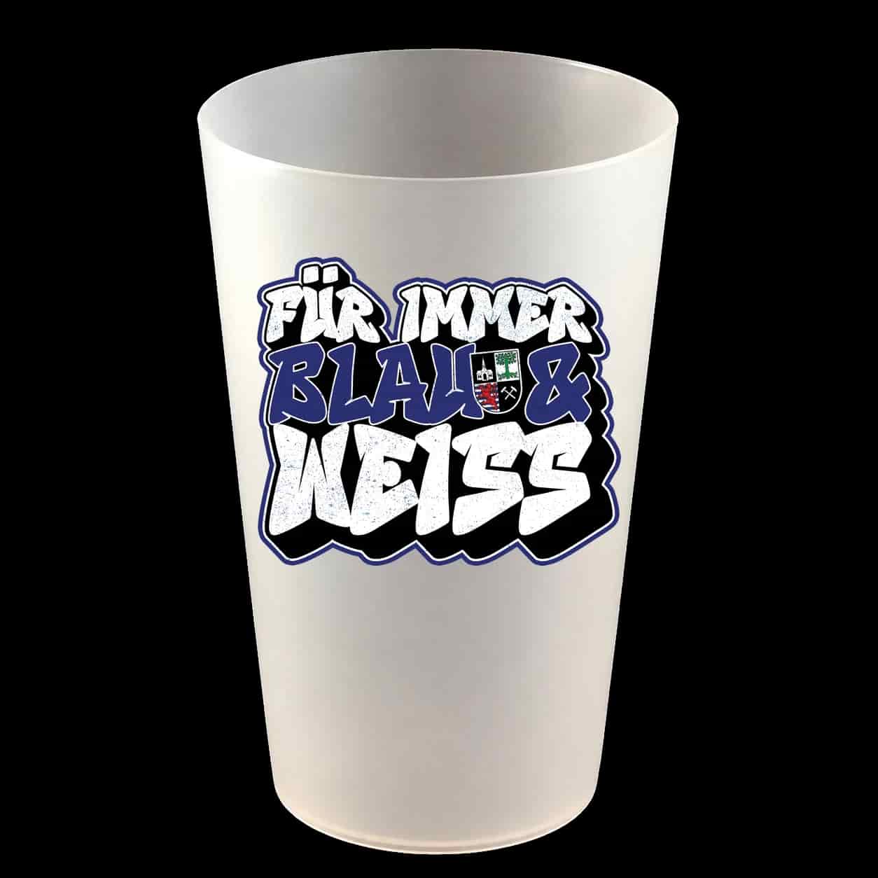 Fur immer blau & weiss Hardcup