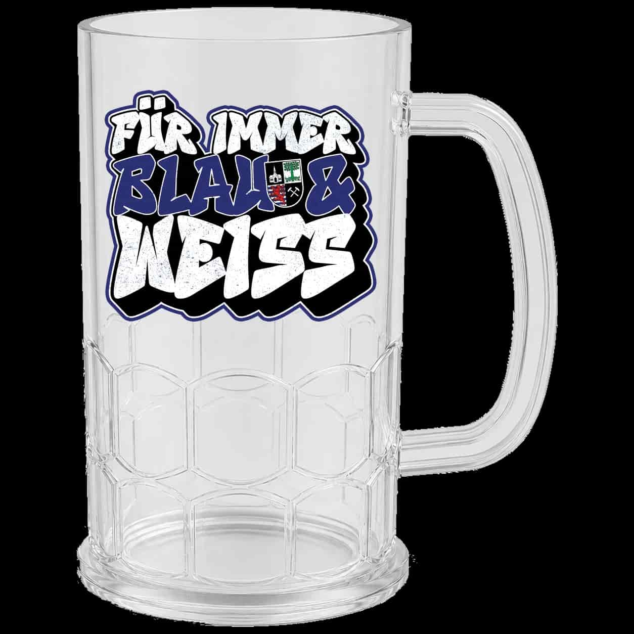 Fur immer blau & weiss Beer Mug