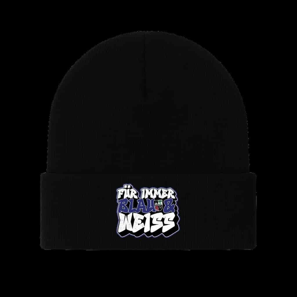 Fur immer blau & weiss Beanie