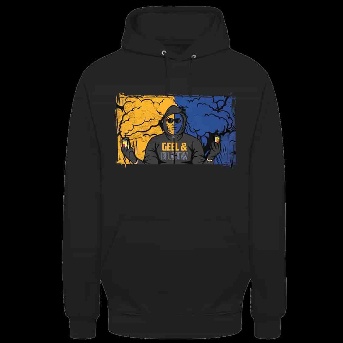 Geel & Blauw Hoodie