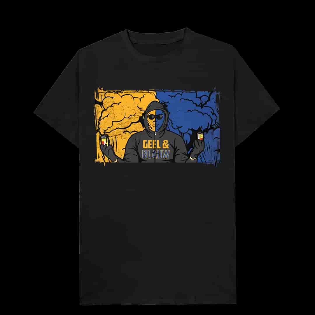 Geel & Blauw T-Shirt