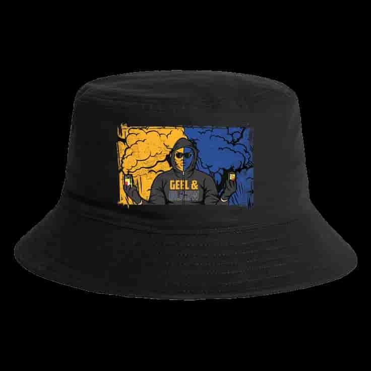Geel & Blauw Bucket Hat