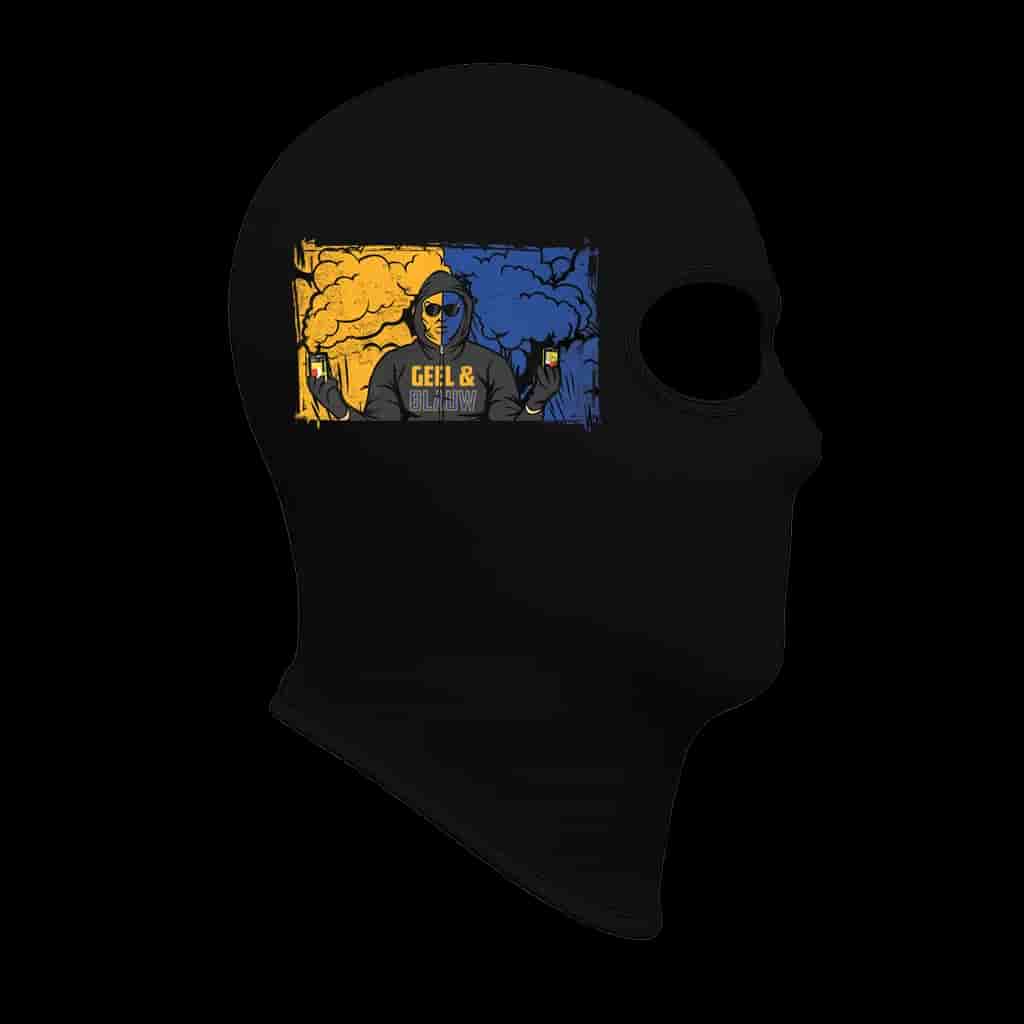 Geel & Blauw Balaclava