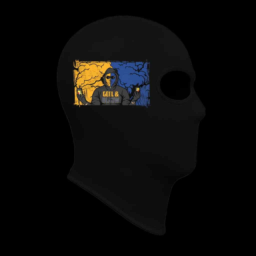 Geel & Blauw Balaclava