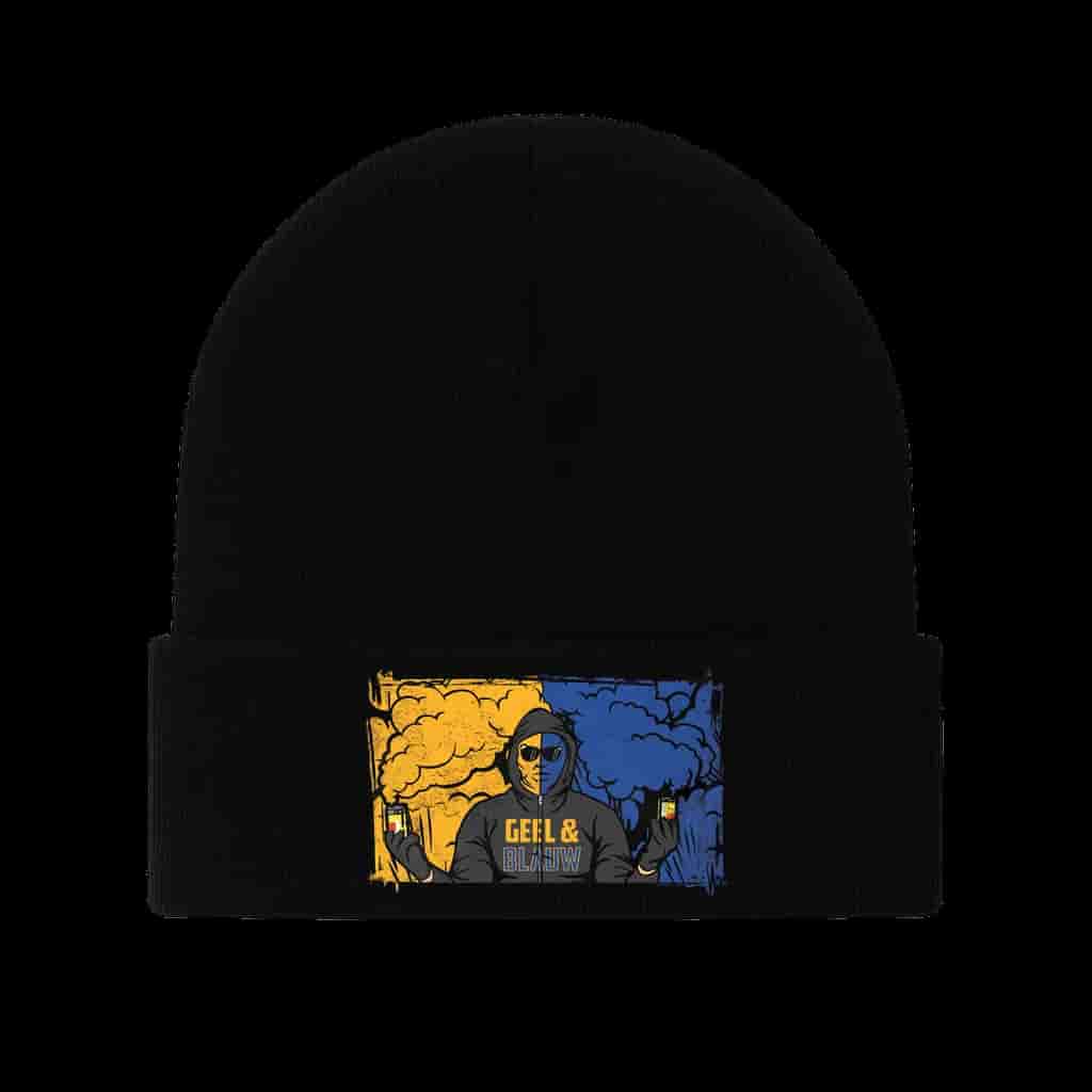 Geel & Blauw Beanie
