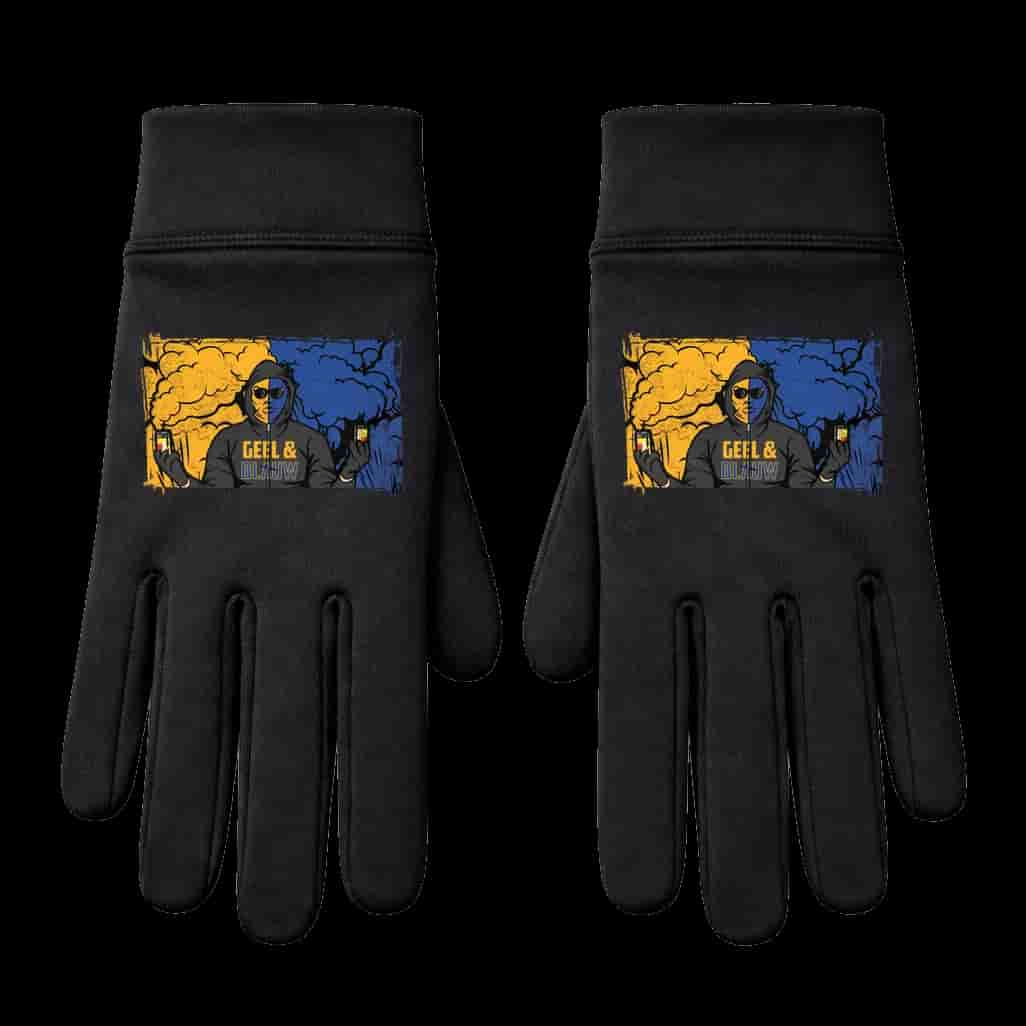 Geel & Blauw Gloves