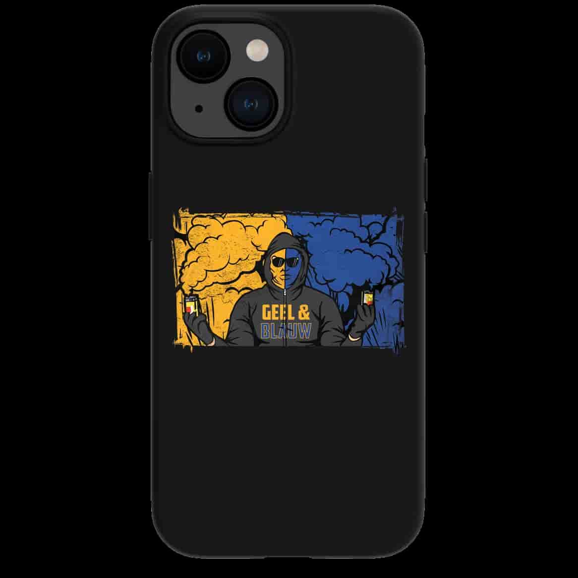 Geel & Blauw Iphone Case