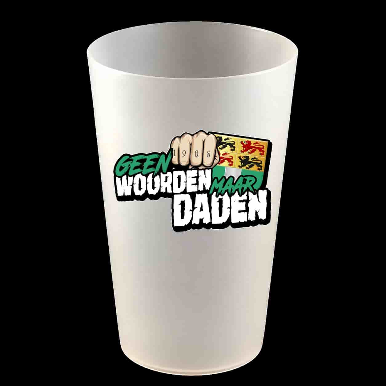 Geen woorden maar daden Hardcup