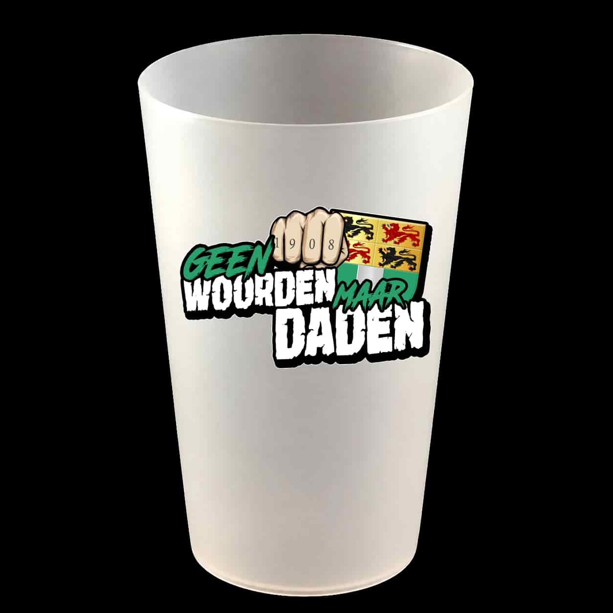 Geen woorden maar daden Hardcup
