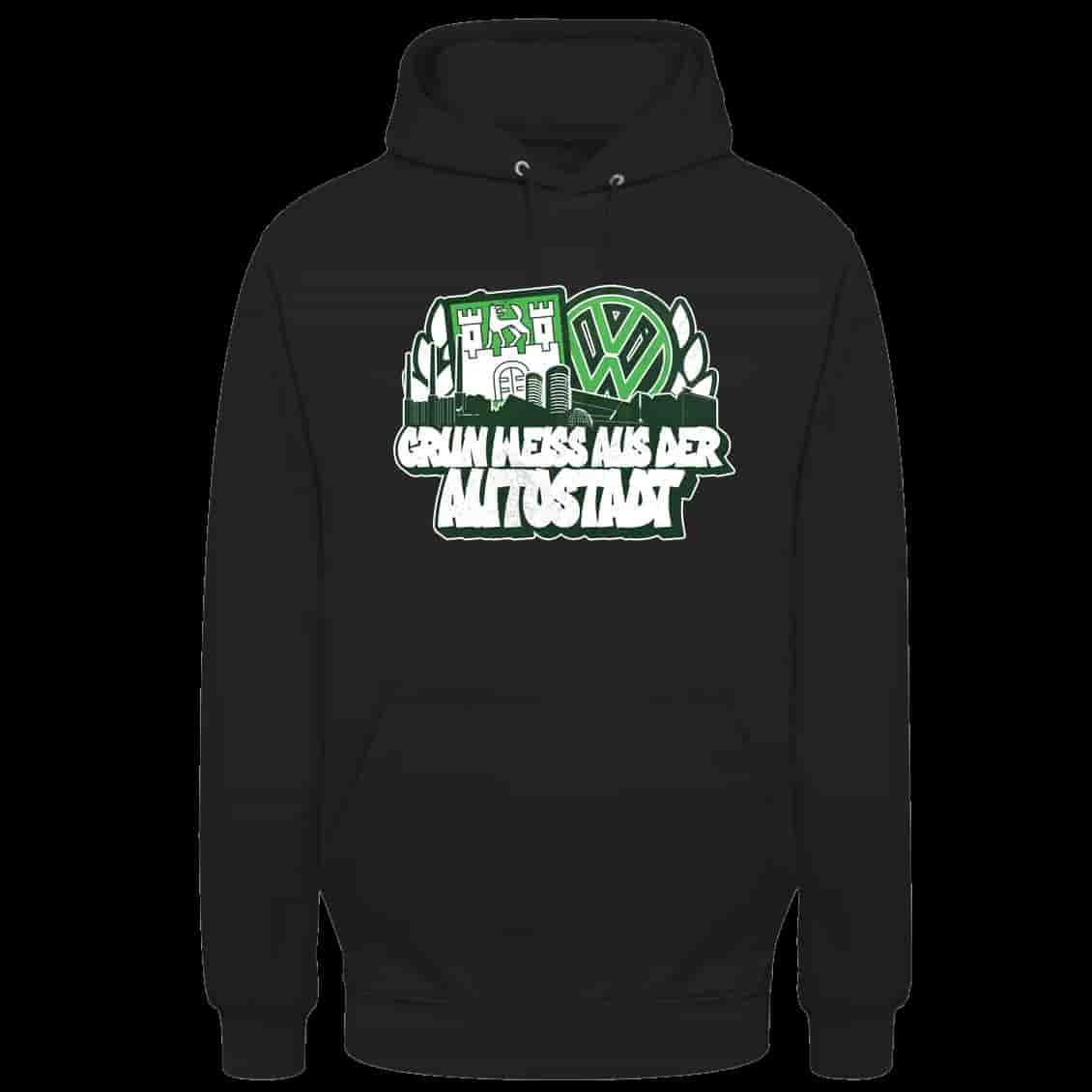 Grün weiss aus der autostadt Hoodie