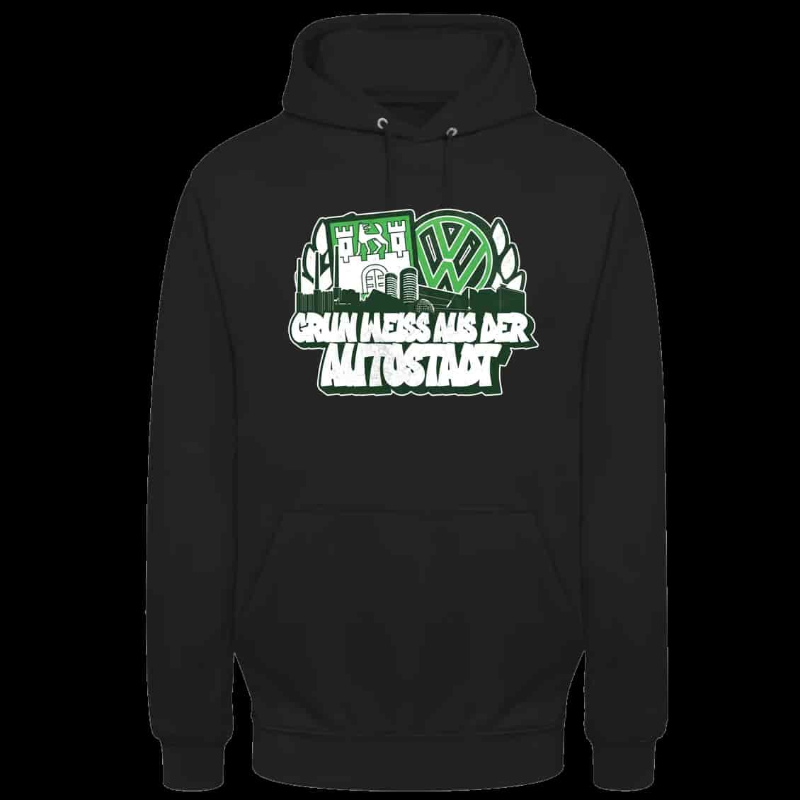 Grün weiss aus der autostadt Hoodie