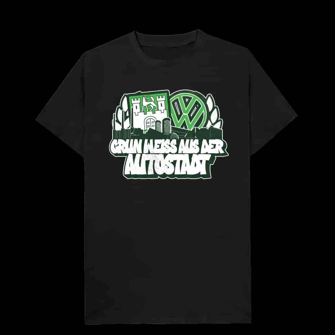 Grün weiss aus der autostadt T-Shirt