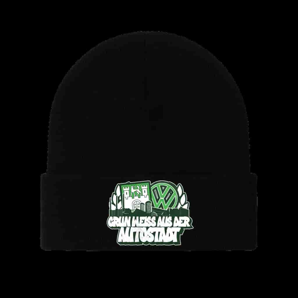 Grün weiss aus der autostadt Beanie