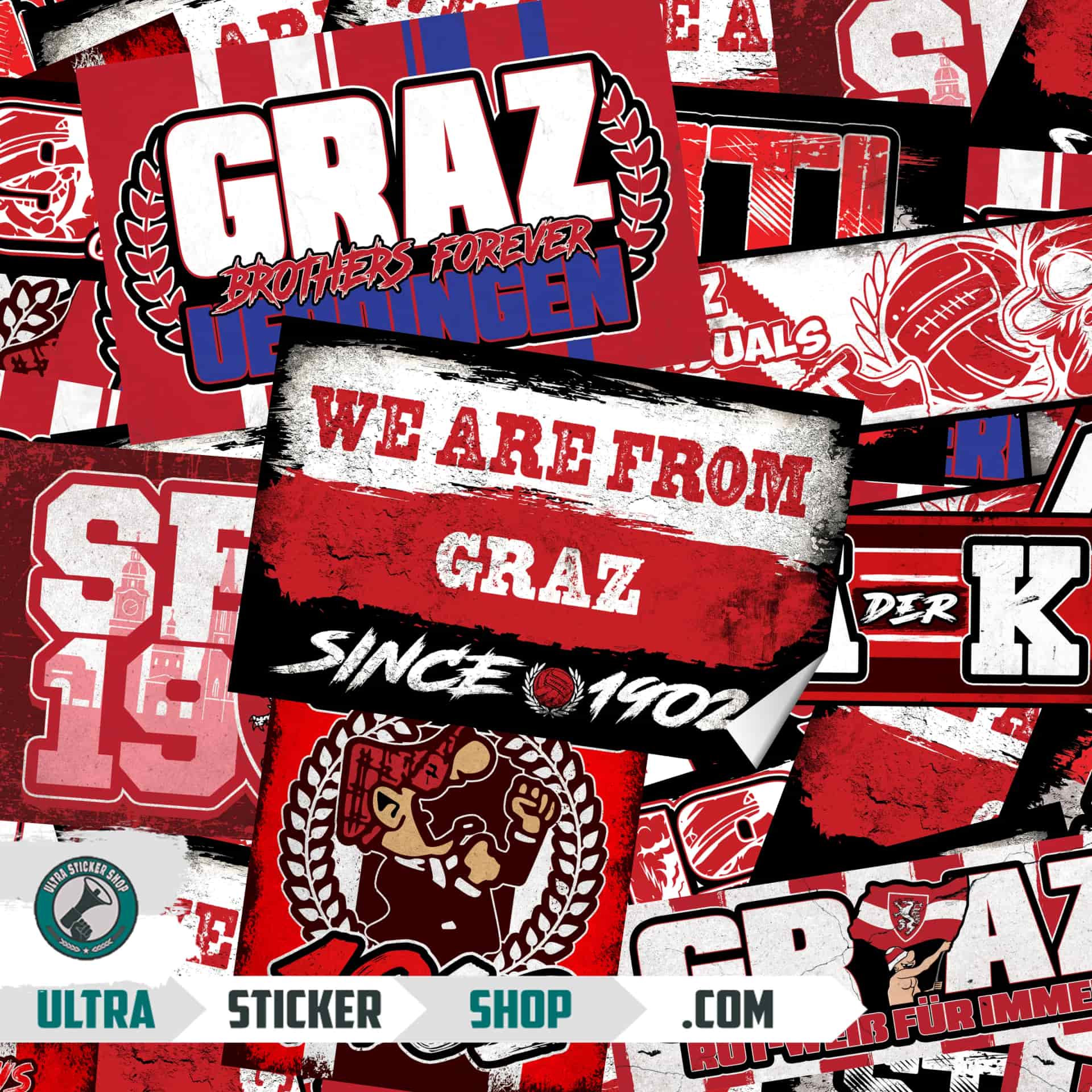 Graz 1902 Sticker-Mix