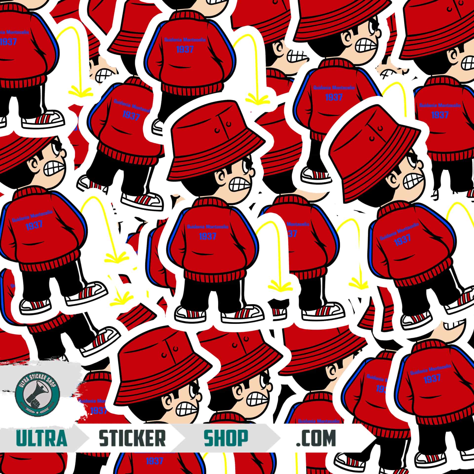 Guidonia Montecelio 1937 Pee Kid Stickers
