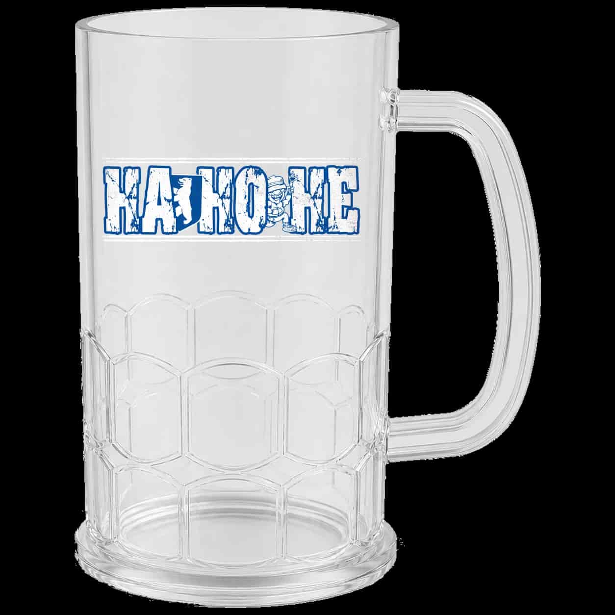 HA HO HE Beer Mug