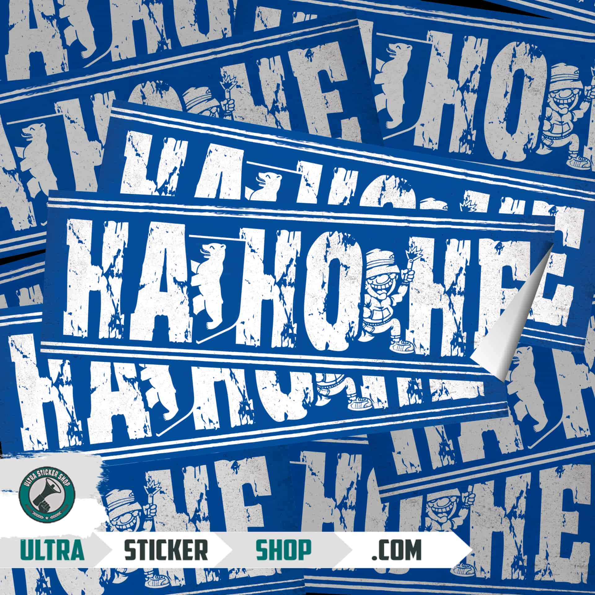 HA HO HE Stickers
