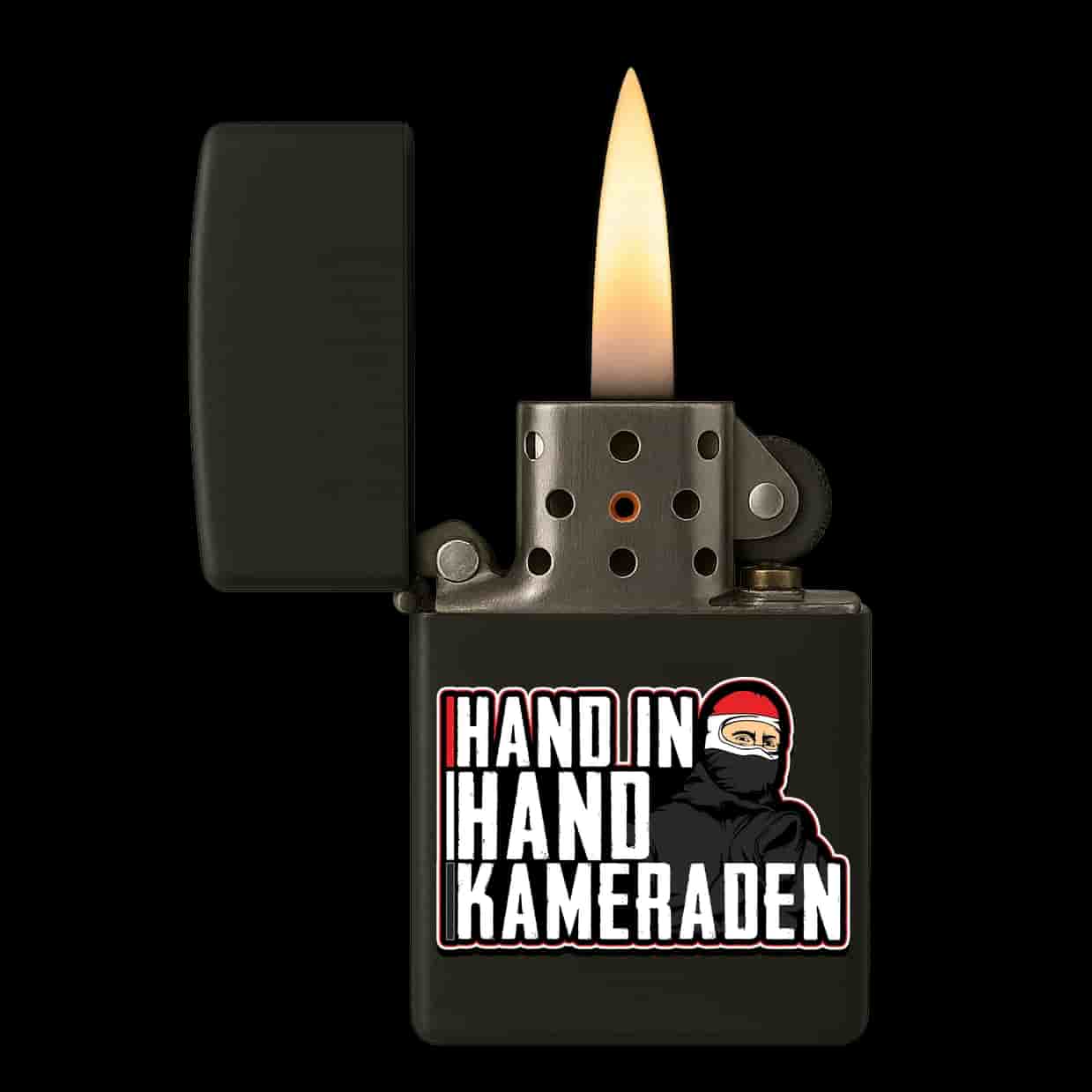 Hand in Hand Kameraden Lighter