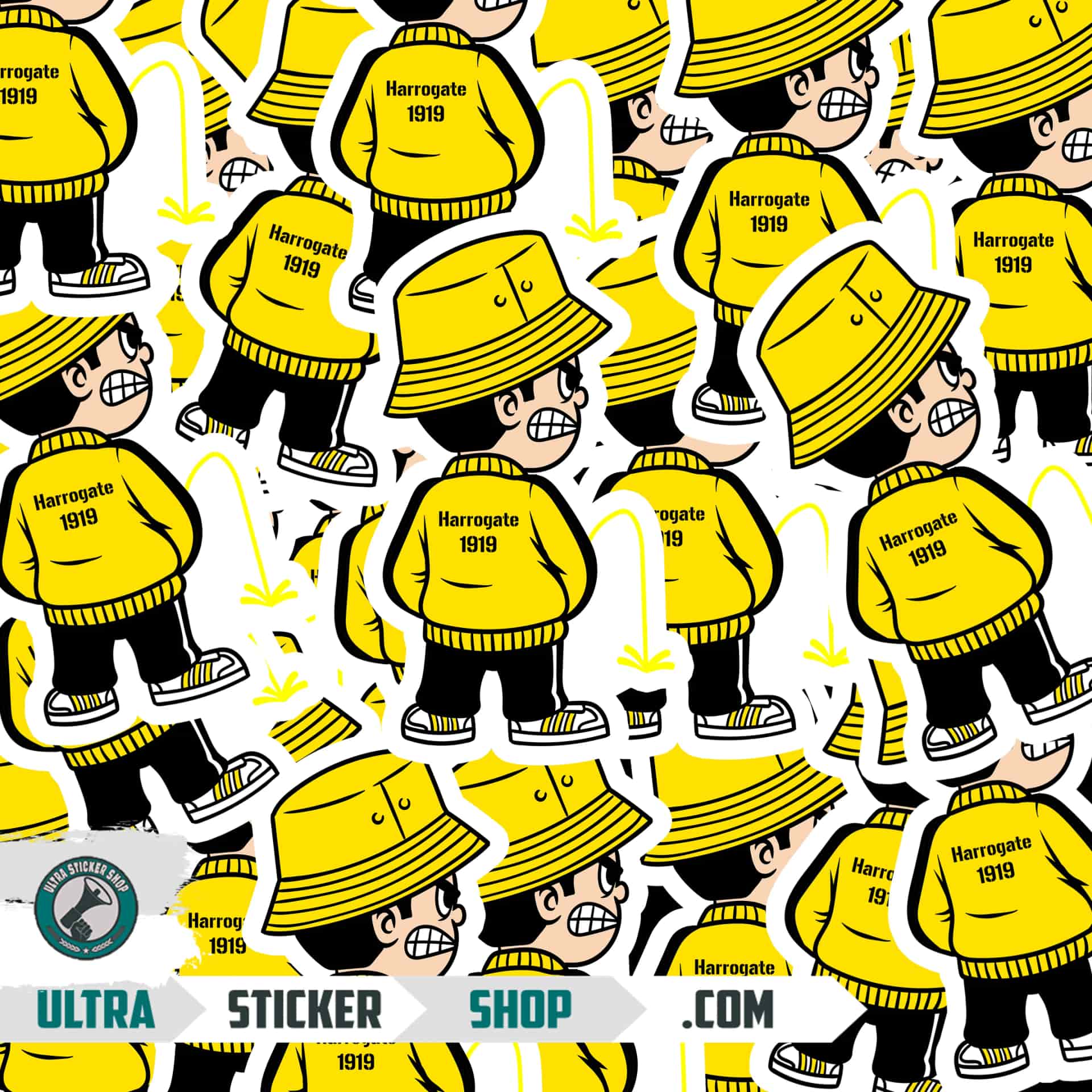 Harrogate 1919 Pee Kid Stickers