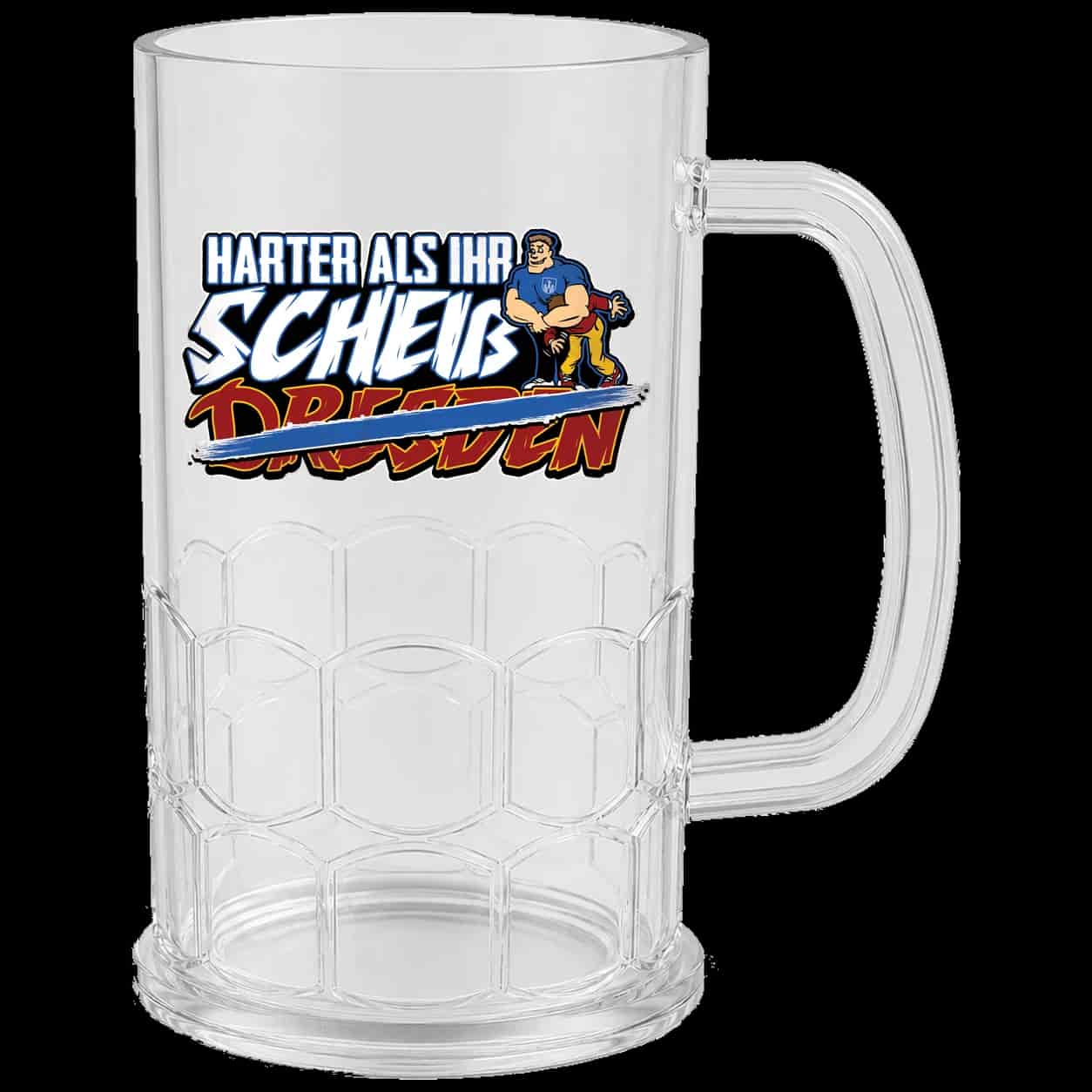 Harter als ihr - scheiß Dresden Beer Mug