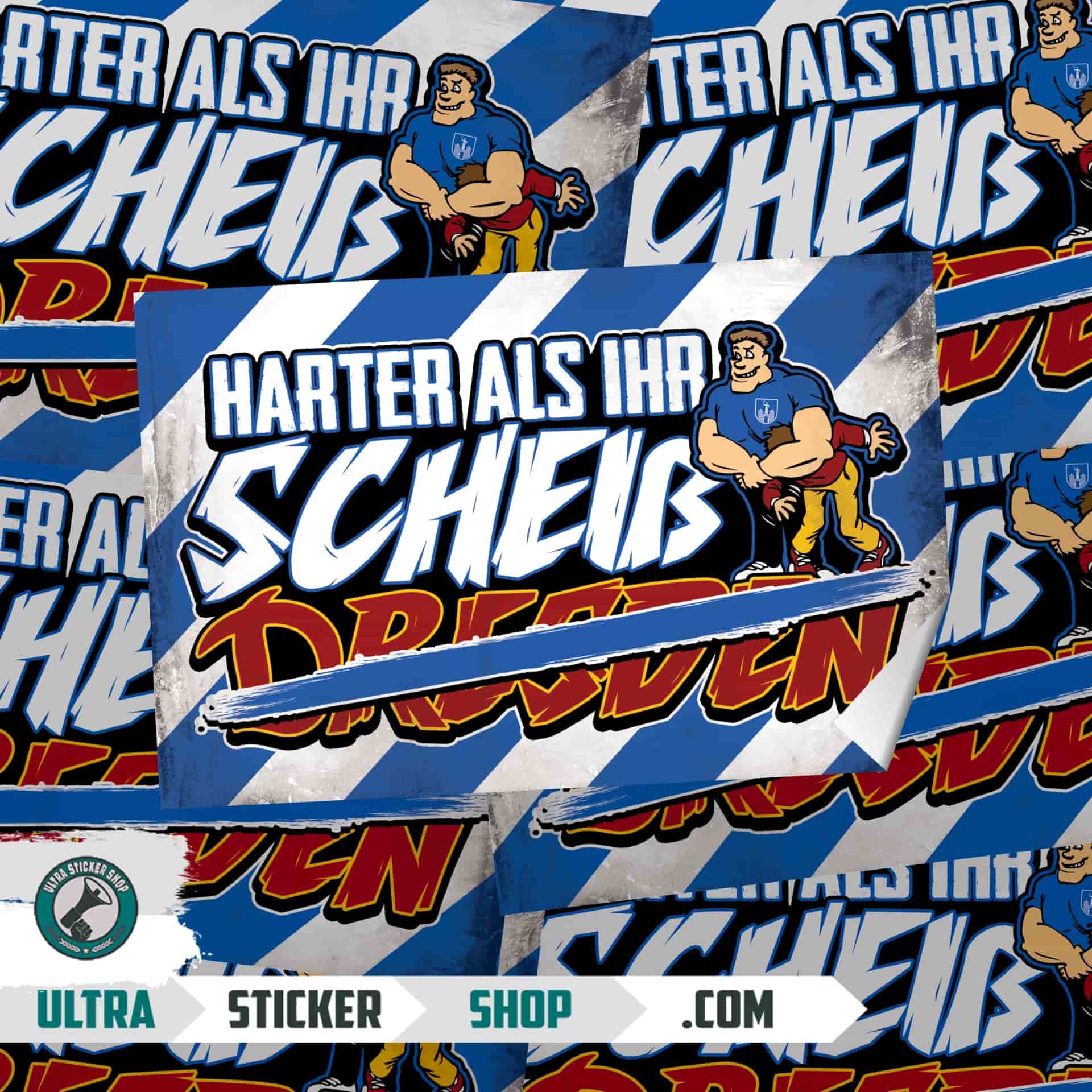 Harter als ihr - scheiß Dresden Stickers