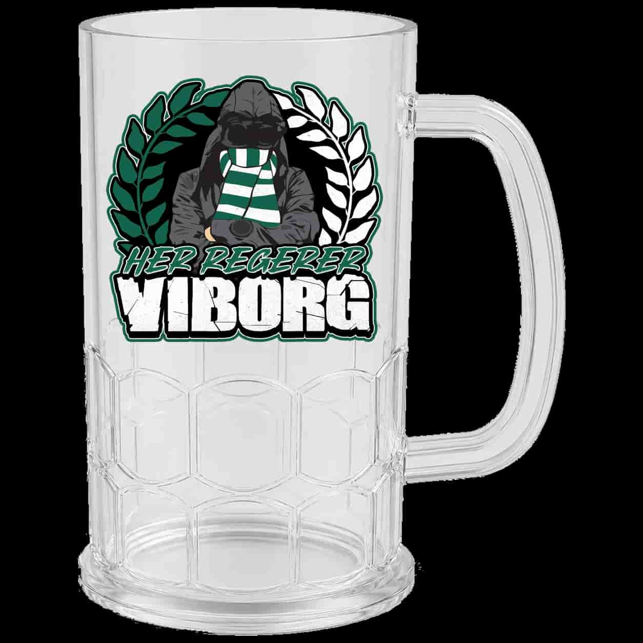 Her regerer Viborg Beer Mug